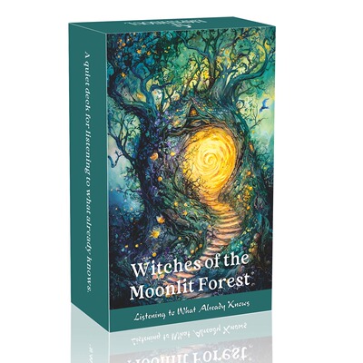 月亮女屋神谕Witches of the Moonlit Forest Oracle 12×7cm英文