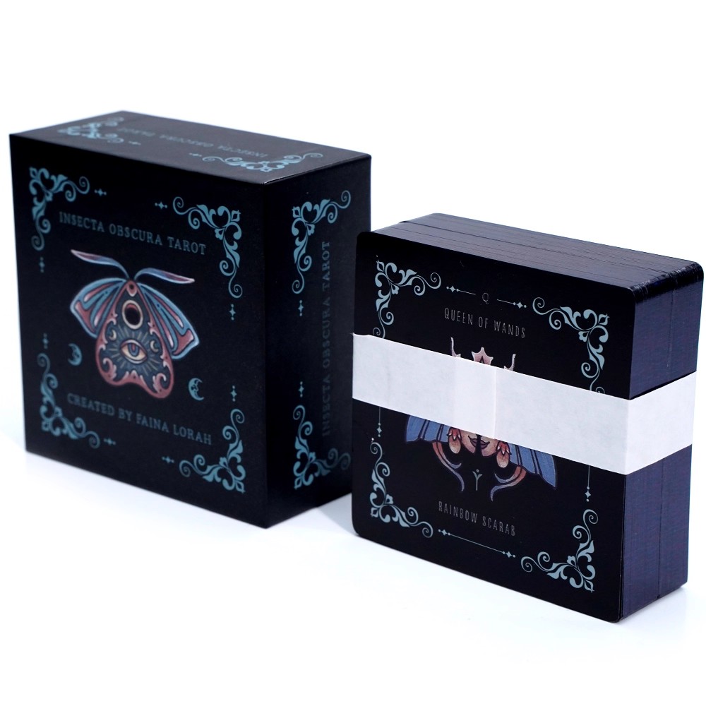 隐秘昆虫塔牌Insecta obscura tarot 天地盖 英文桌游 卡牌游戏