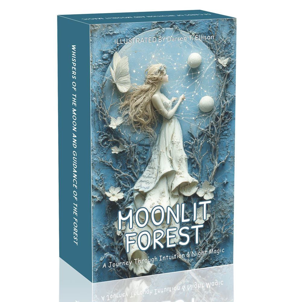 原创 月光森林神谕Moonlit Forest Oracle天地盖12X7英文卡牌游戏