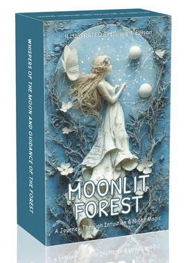 原创 月光森林神谕Moonlit Forest Oracle天地盖12X7英文卡牌游戏