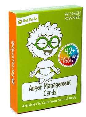 愤怒管理卡Anger Management Card亲子聚会休闲游戏英文桌游卡牌