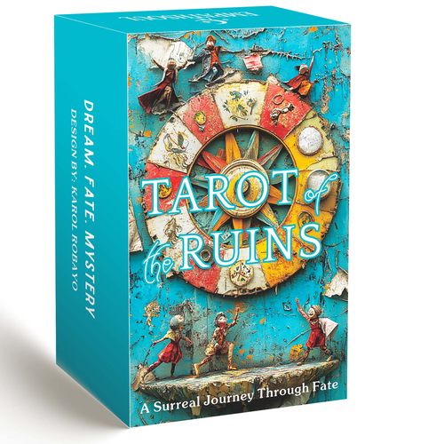原创初学者废墟塔牌Tarot of the Ruins天地盖12X7CM英文卡牌游戏