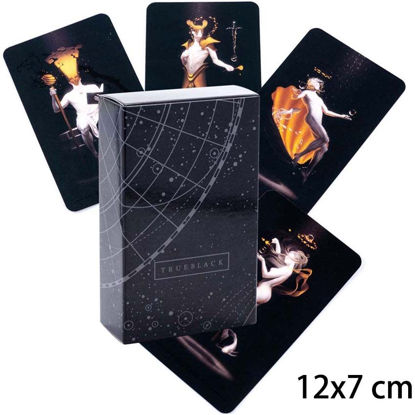 Tarot true black tarot true black tarot size 12*7cm hoàn toàn tiếng anh