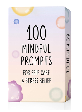 日常自我探索卡牌100个正念提示100 MINDFUL PROMPTS英文桌游卡牌