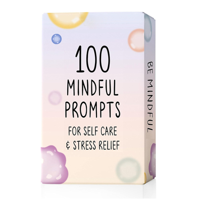 日常自我探索卡牌100个正念提示100 MINDFUL PROMPTS英文桌游卡牌