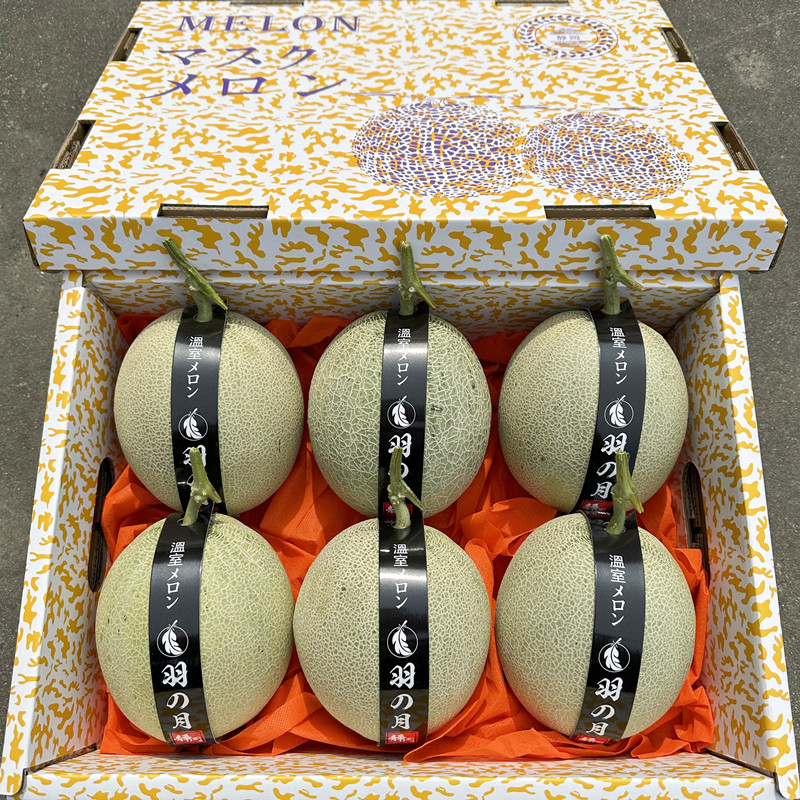羽月玫珑瓜6只礼盒香甜软糯好吃