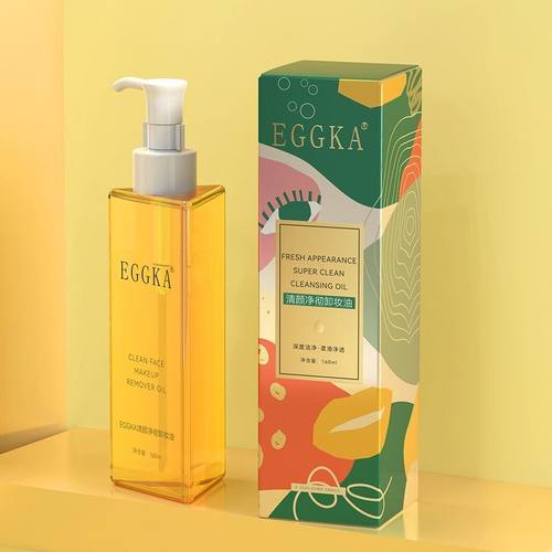 eggka蛋壳清颜净彻卸妆油温和不刺激深层清洁眼唇脸三合一卸妆水