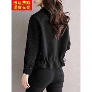 女士短外套春秋短款小香风女外套秋冬款2025新款秋季收腰开衫外搭