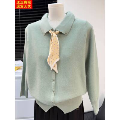 妈妈装2025新款洋气宽松上衣中老年女装衣服针织打底衫爆款毛衣女