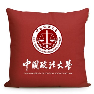 新款中国政法大学纪念品法大周边定制励志礼品学生礼物赠品靠垫抱