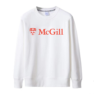 新款加拿大名校纪念衫 麦吉尔大学多伦多大学春秋季薄款衣服套头