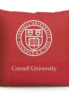 Cornell University美国康奈尔大学纪念品定制校徽抱枕