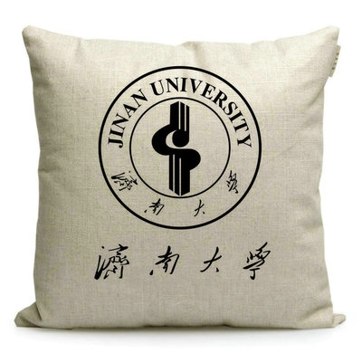 新款济南大学纪念品周边母校礼品定制座椅靠垫靠枕沙发抱枕