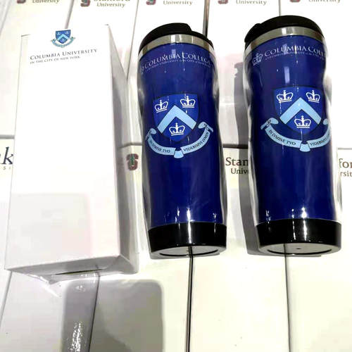哥伦比亚大学Columbia University周边纪念品水杯美国名校杯子