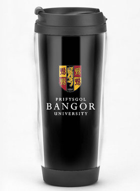 班戈大学纪念品咖啡杯定制英国名校Bangor University水杯