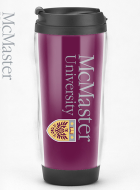 加拿大名校周边 麦克马斯特大学咖啡杯McMaster纪念品水杯子