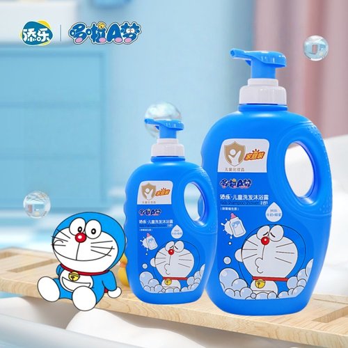 哆啦A梦添乐儿童洗发沐浴2合1
