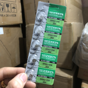 精工SR626SW/SR621SW/AG4 1.55V石英377/364通用LR手表电池AG1