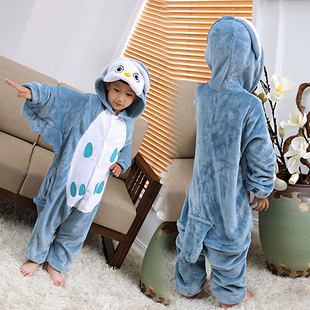 万圣节cosplay猫头鹰表演服装宝宝动画片人物卡通老鹰造型演出服