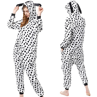 万圣节装扮cosplay斑点狗演出服饰动画片大人动物角色小狗表演服