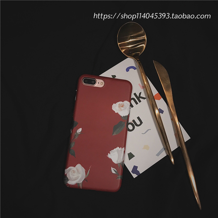 ¸´¹Å¾Æºì°×ɫõ¹å»¨Æ»¹û6sÊÖ»ú¿Çiphone7 plusÈí¹è½ºÌ×пŮ¿î