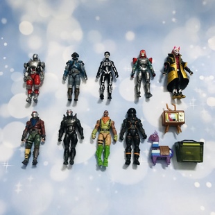 堡垒之夜3.75寸模型Fortnite限定版酸雨战争手办灭香蕉汉堡地狱火