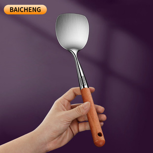 德国316不锈钢小锅铲家用迷你炒菜铲子小锅煎蛋铲户外野营做饭铲