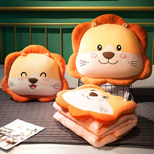 抱枕被子两用办公室午睡枕头毯子