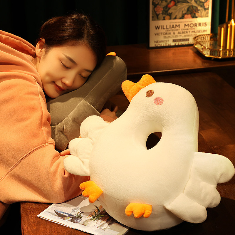 网红大白鹅抱枕儿童小号睡觉枕头午睡枕趴睡枕学生趴桌子午休神器,居家布艺,午睡枕,淘宝优惠券,粉丝福利购,淘宝优惠卷