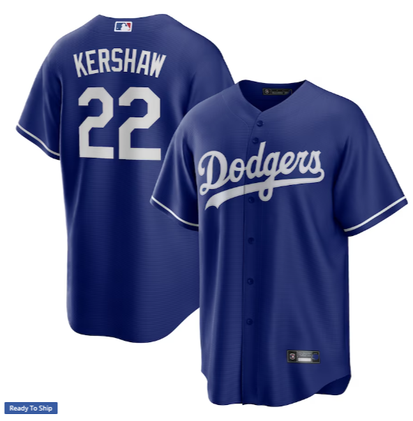 로스앤젤레스 다저스 NO. 22 KERSHAW NO. 17 OHTANI 야구 유니폼 LOS ANGELES DODGER