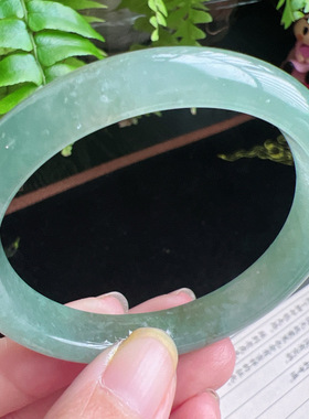 贵妃53圈口缅甸天然A货老坑种玉镯平洲翡翠手镯精选编号052D0310E