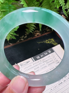 圆条53圈口缅甸天然A货老坑种平洲直供平洲翡翠手镯精选099D0303