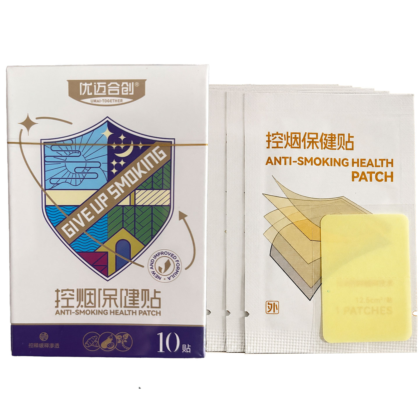 优迈合创正品戒烟控烟保健贴图片