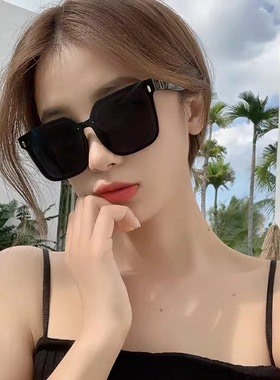 偏光方形个性女超大框TR墨镜新品
