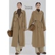 2026春秋新款 英伦复古廓形长款 高级气质耐看 款 CR风衣大衣外套经典