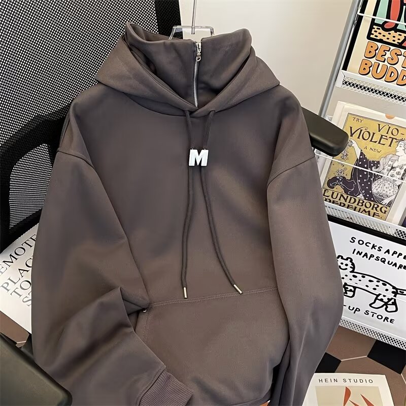 MA520-P50美式潮牌华棉连帽套头重磅长袖原宿潮流单件新款时尚,女装卫衣/绒衫,星座1611A