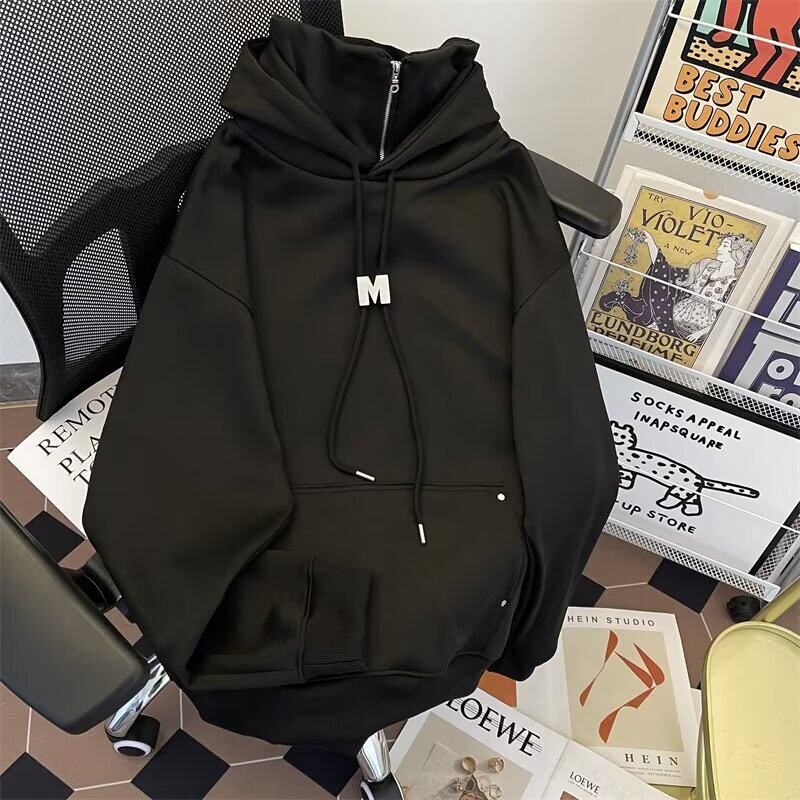 MA520-P50美式潮牌华棉连帽套头重磅长袖原宿潮流单件新款时尚图片