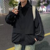 MA590-P50立领拉链冲锋衣外套，男装夹克，星座1611A