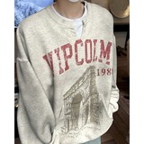 MA731-P43潮美式假两件卫衣宽松百搭复古印花外套假两件上衣，男装卫衣，星座1611A