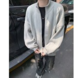 MA472-P60仿棉立领长袖日系秋冬季宽松休闲港风纯色套头时尚流行，男装卫衣，星座1611A