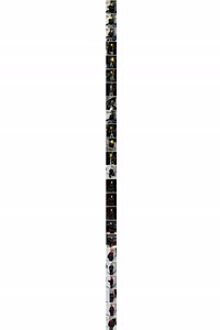 MA635-P57美式华棉复合320克复古三条杠织带撞色拉链连帽卫衣开衫图片