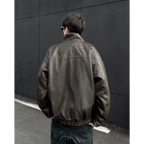 MA768-P98新款立领棉衣外套夹克宽松加厚保暖羊羔毛皮毛一体棉服，男装夹克，星座1611A