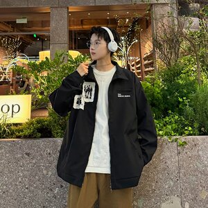 MA533-P63美式复古小牛津复合工装夹克男女宽松休闲外套潮图片