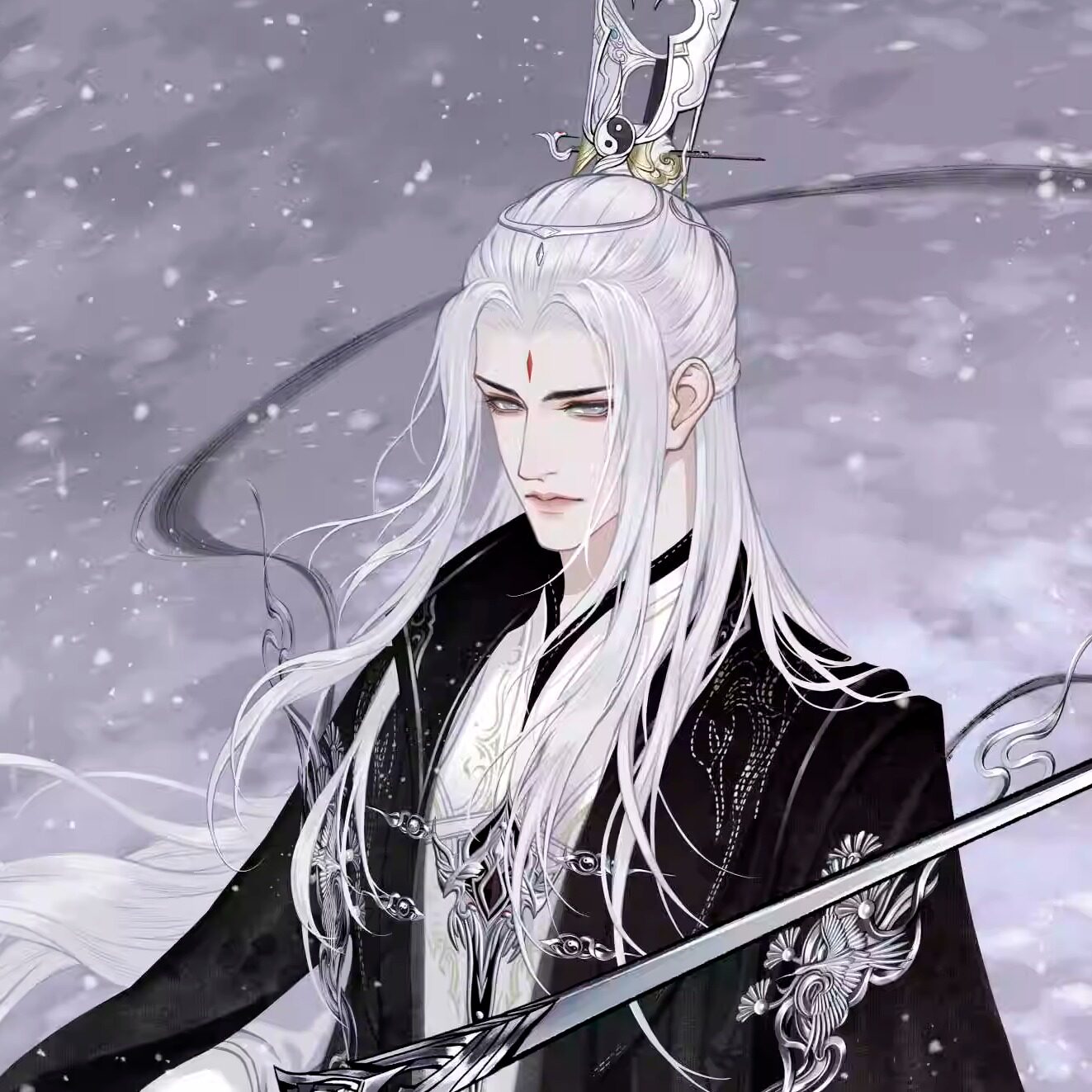 【解星辰】剑网3同人周边咩盒子道长挂画