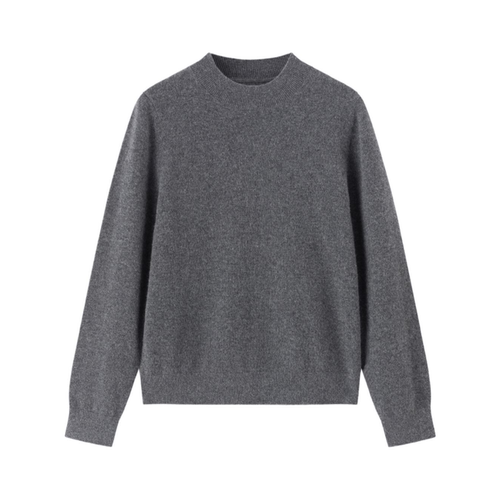 高品质时尚百搭气质女装羊绒中领长袖可外穿精致打底XT-2512133