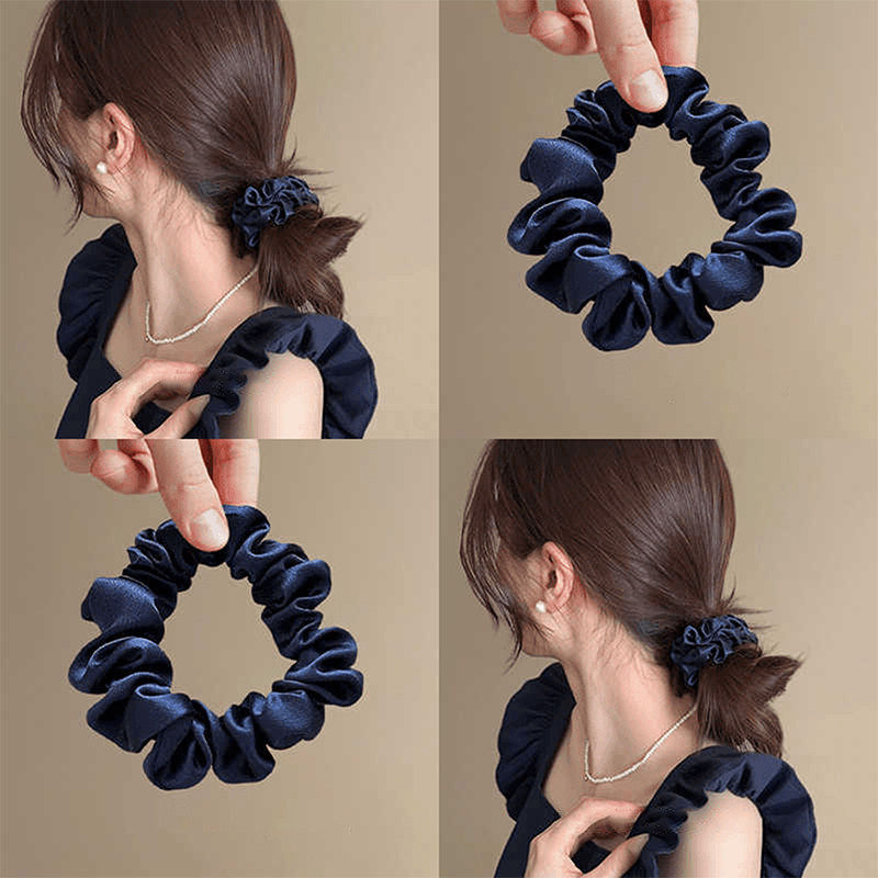 高级感缎面小肠发圈女高弹力耐用扎马尾头绳皮筋2026新款皮套发饰,饰品/流行首饰/时尚饰品新,发饰,淘宝优惠券,粉丝福利购,淘宝优惠卷