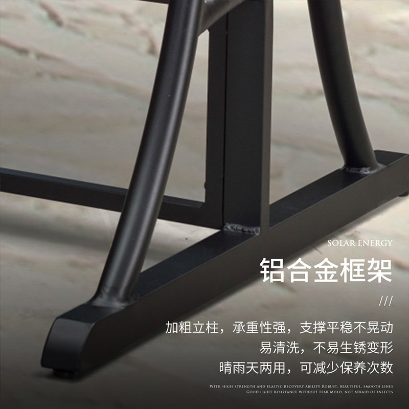 紫叶户外秋千摇椅庭院室外铝合金秋千椅阳台休闲花园家用荡秋千