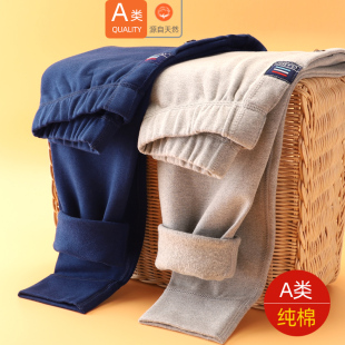 宝宝内穿棉毛裤 薄款 冬打底裤 加绒线裤 儿童秋裤 女童保暖裤 男童绒裤