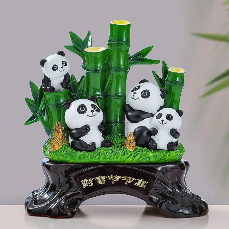 财富节节高富贵竹子客厅摆件