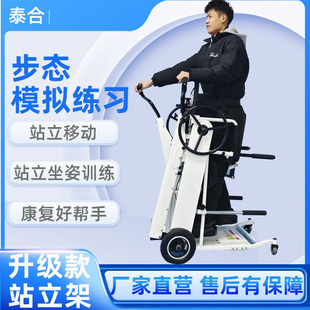 泰合截瘫站立架轮椅车残疾人学步车架助行器辅助行走器康复代步车